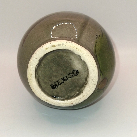 Tonala Hand Painted Vase - Mexico - Medium Size - Picture 6 of 10